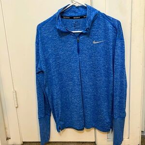 Nike Blue Sweatshirt with Dri-FIT Technology M women